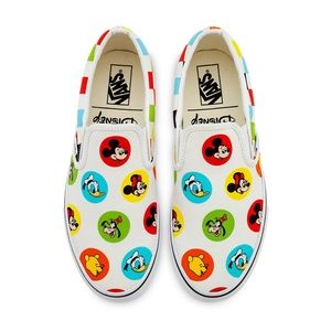 Disney characters slip on Vans